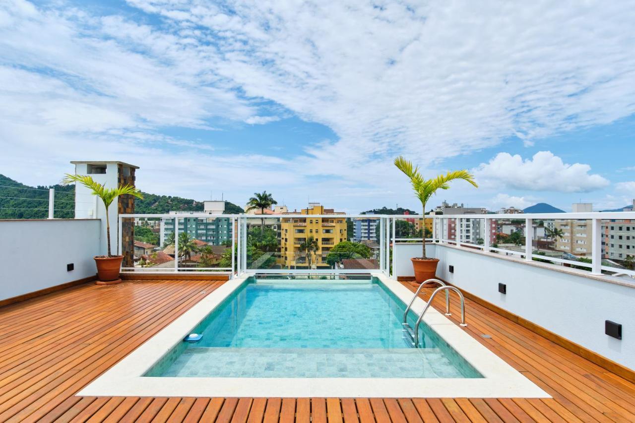 Orla Ubatuba 300 Metros - Ar Condicionado, Varanda Gourmet ภายนอก รูปภาพ