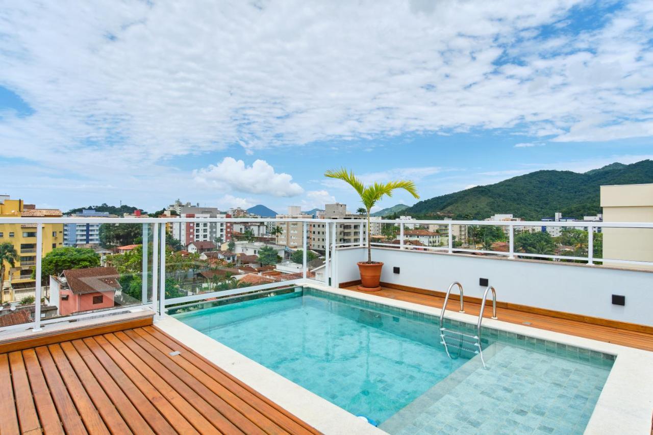 Orla Ubatuba 300 Metros - Ar Condicionado, Varanda Gourmet ภายนอก รูปภาพ