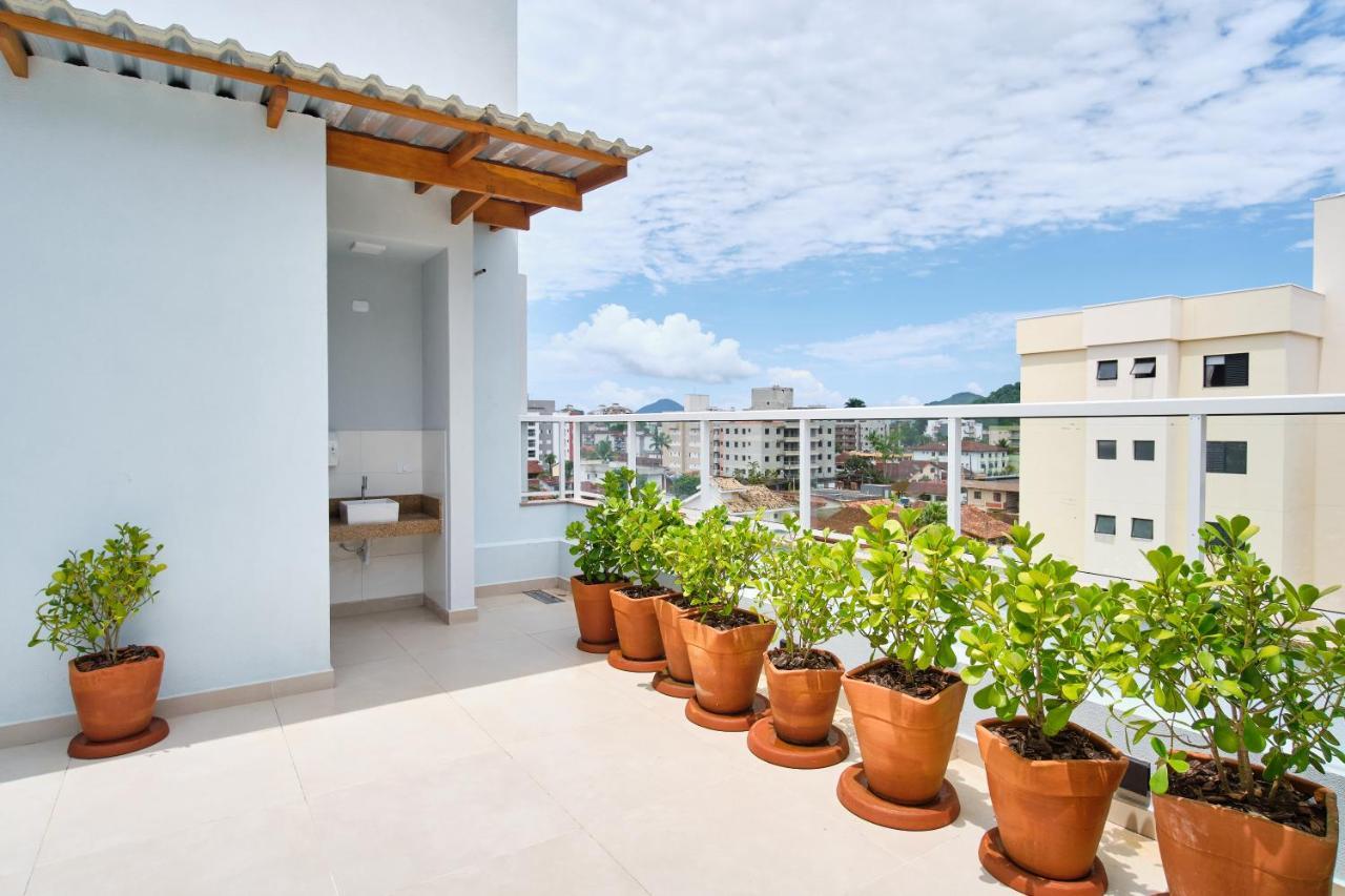 Orla Ubatuba 300 Metros - Ar Condicionado, Varanda Gourmet ภายนอก รูปภาพ